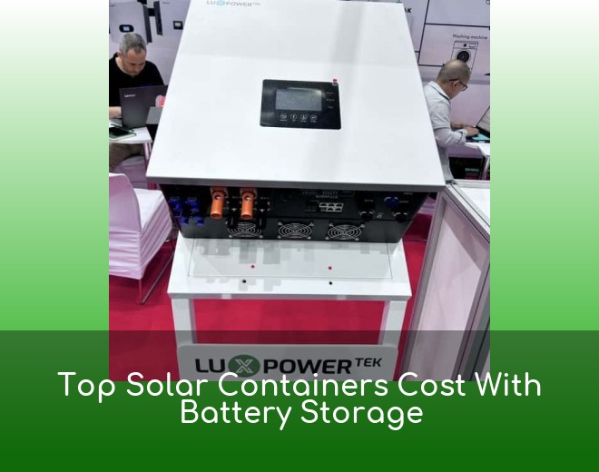 Top Solar Containers Cost With Battery Storage